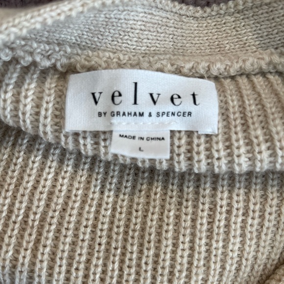 Beige Button Up Sweater - Picture 3 of 3